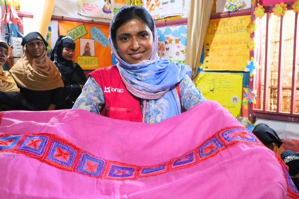 Somina, a Rohingya refugee, finds her safe space amid displacement - Header Image