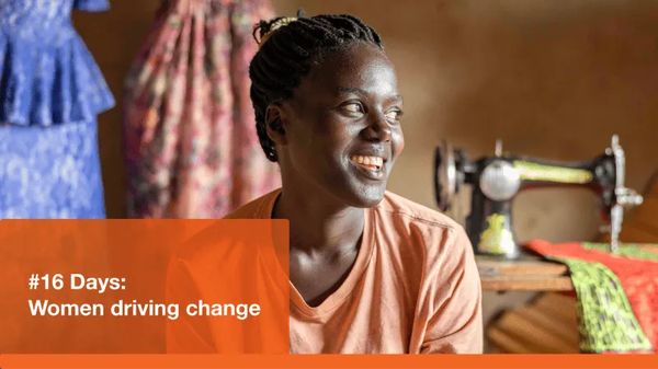 #16 days: Women driving change. youth empowerment AIM Africa