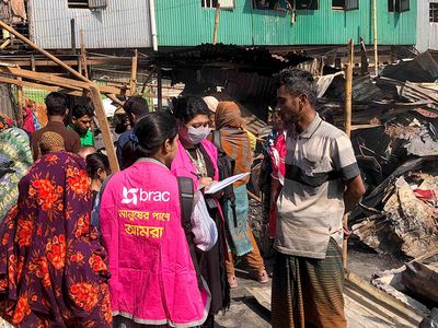 BRAC announces BDT 5 Million support for those affected by Korail fire