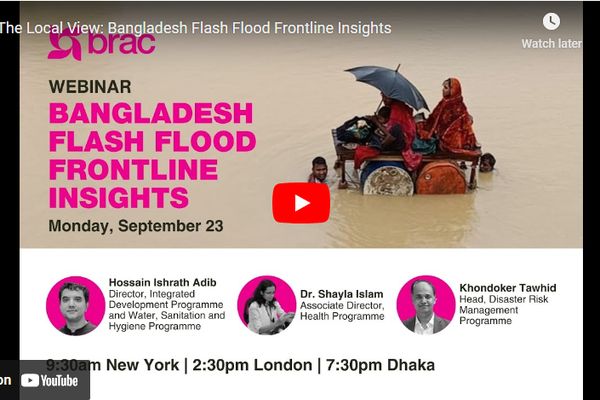 Webinar | The Local View: Bangladesh flash flood frontline insights - Header Image