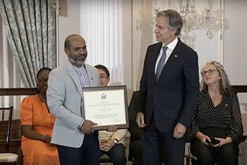 Trafficking survivor who went on to help 34,000 other survivors awarded by US State Department